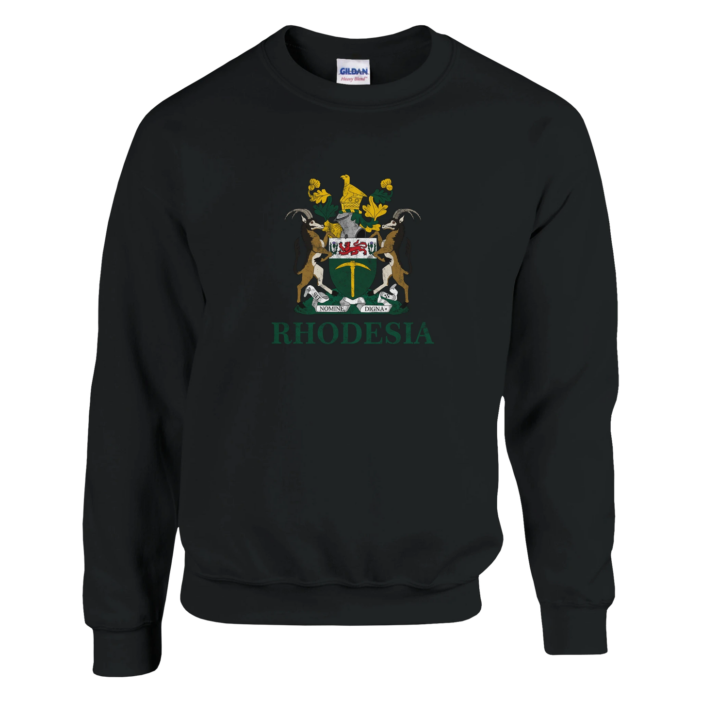 Rhodesia-CoatofArms-Sweatshirt-Black