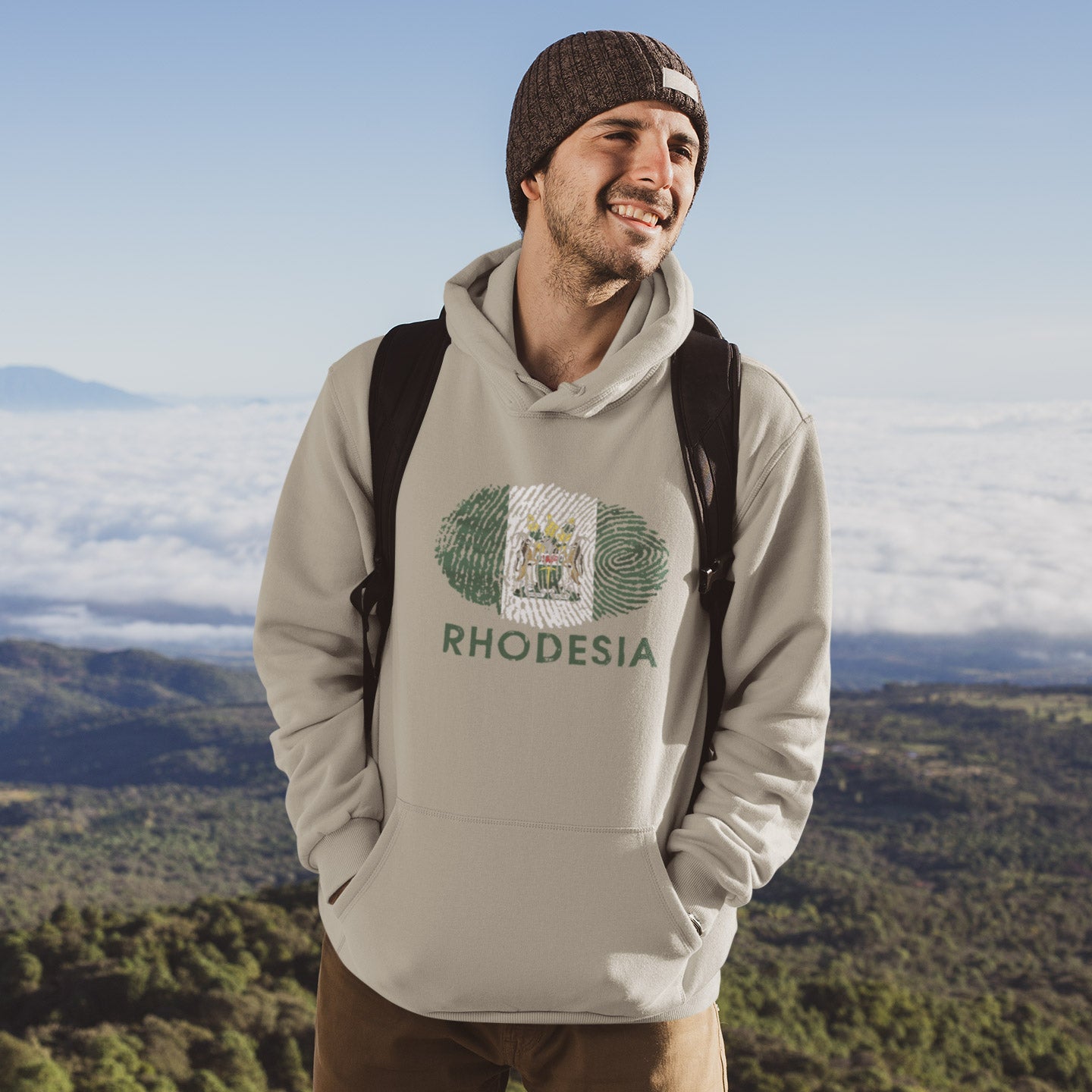 Rhodesia-Flag-fingerprint-Hoodie-Man