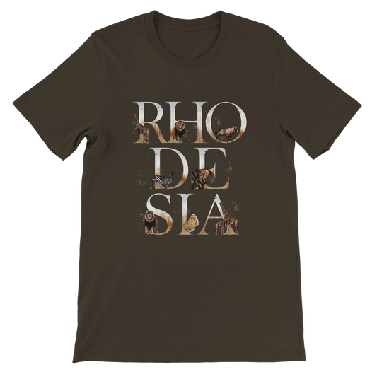 Rhodesia Animals Tshirt Brown