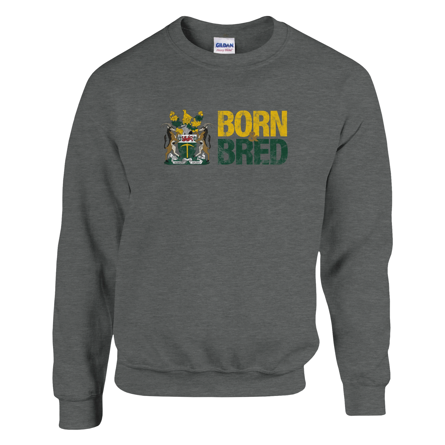 Rhodesia Born&Bred Sweatshirt Graphite Heather