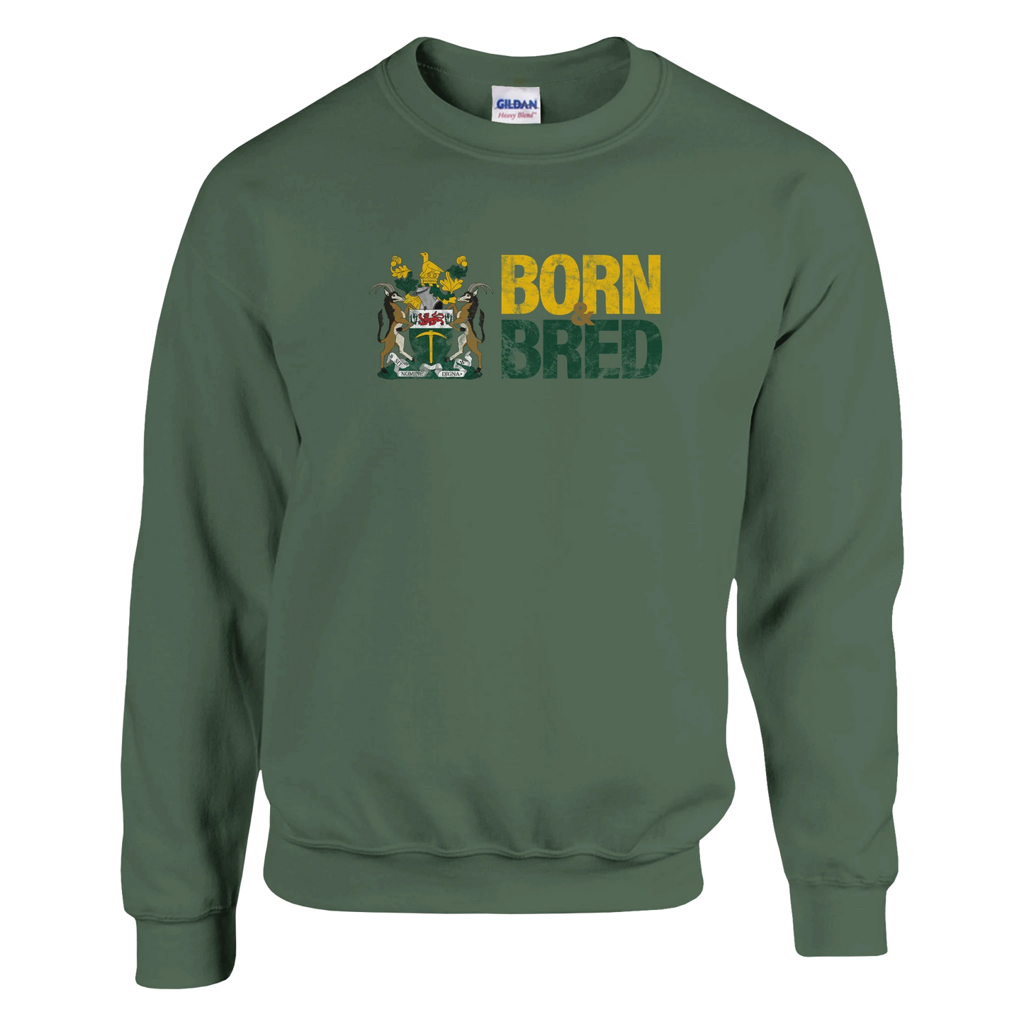 Rhodesia Born&Bred Sweatshirt MilGreen