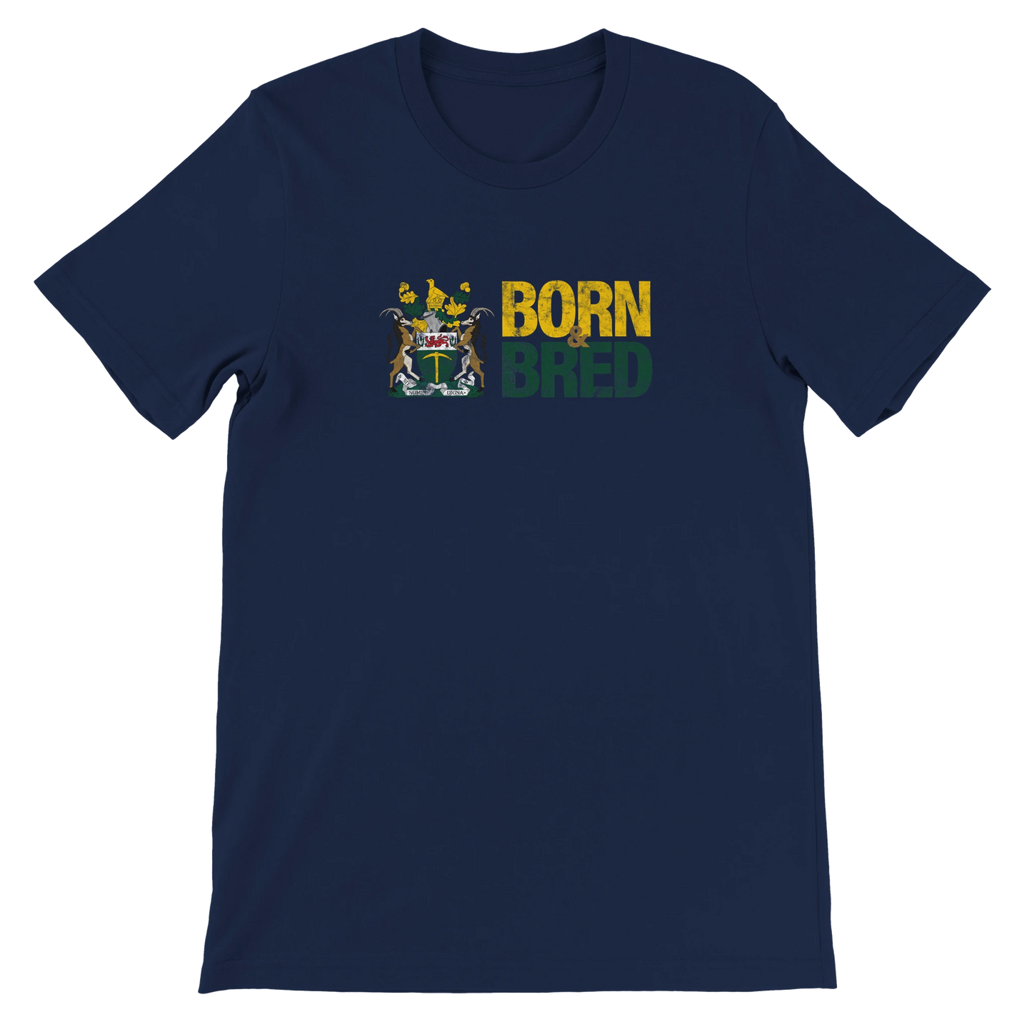 Rhodesia Born&Bred Tshirt Navy