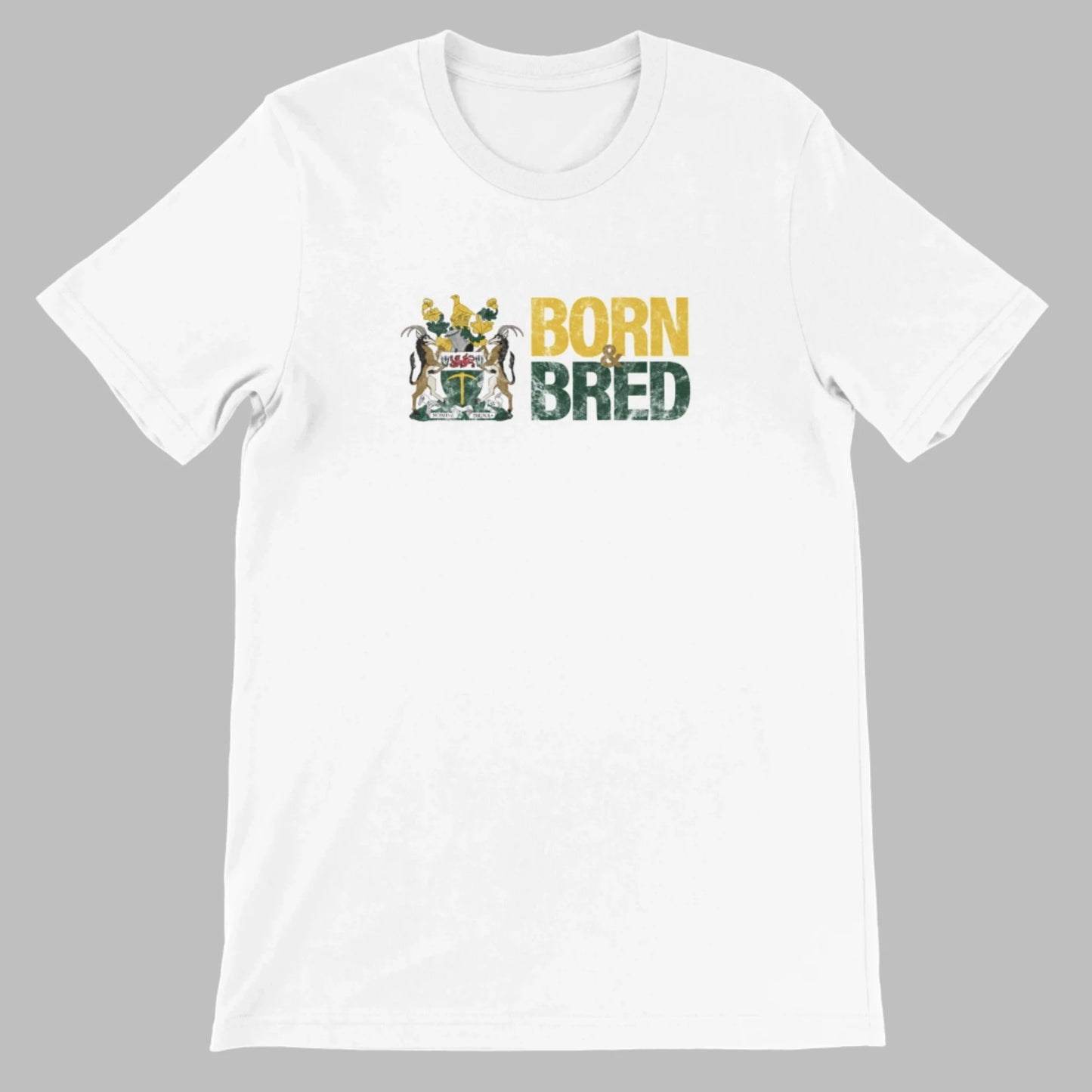 Rhodesia Born&Bred Tshirt White