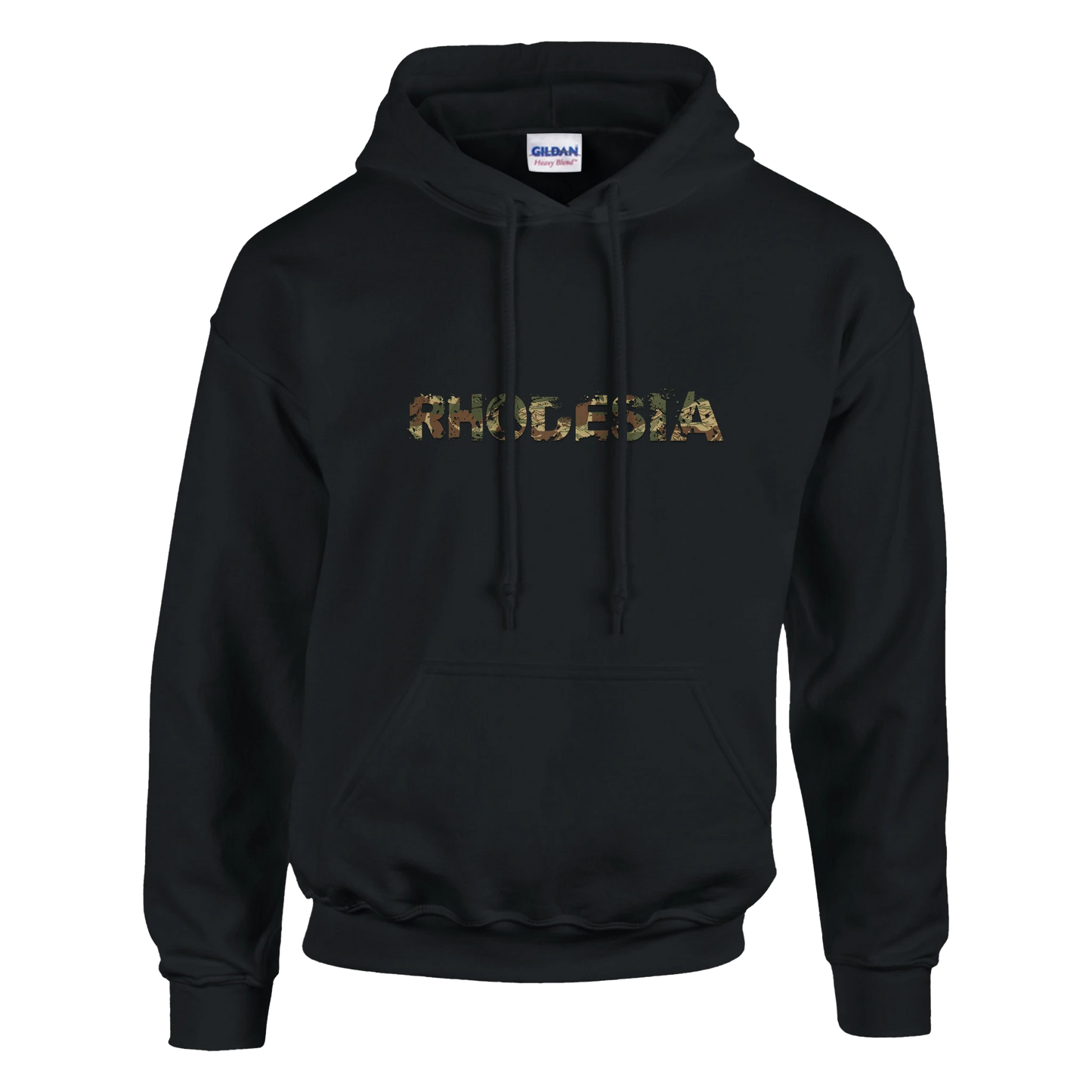 Rhodesia Camo Hoodie Military Black