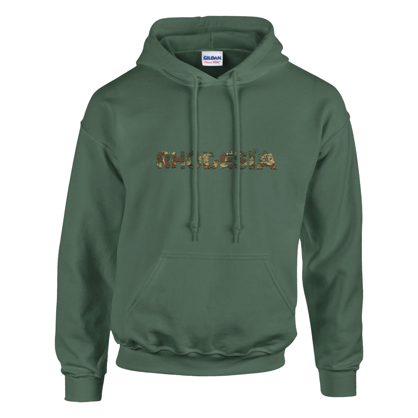 Rhodesia Camo Hoodie Military Green