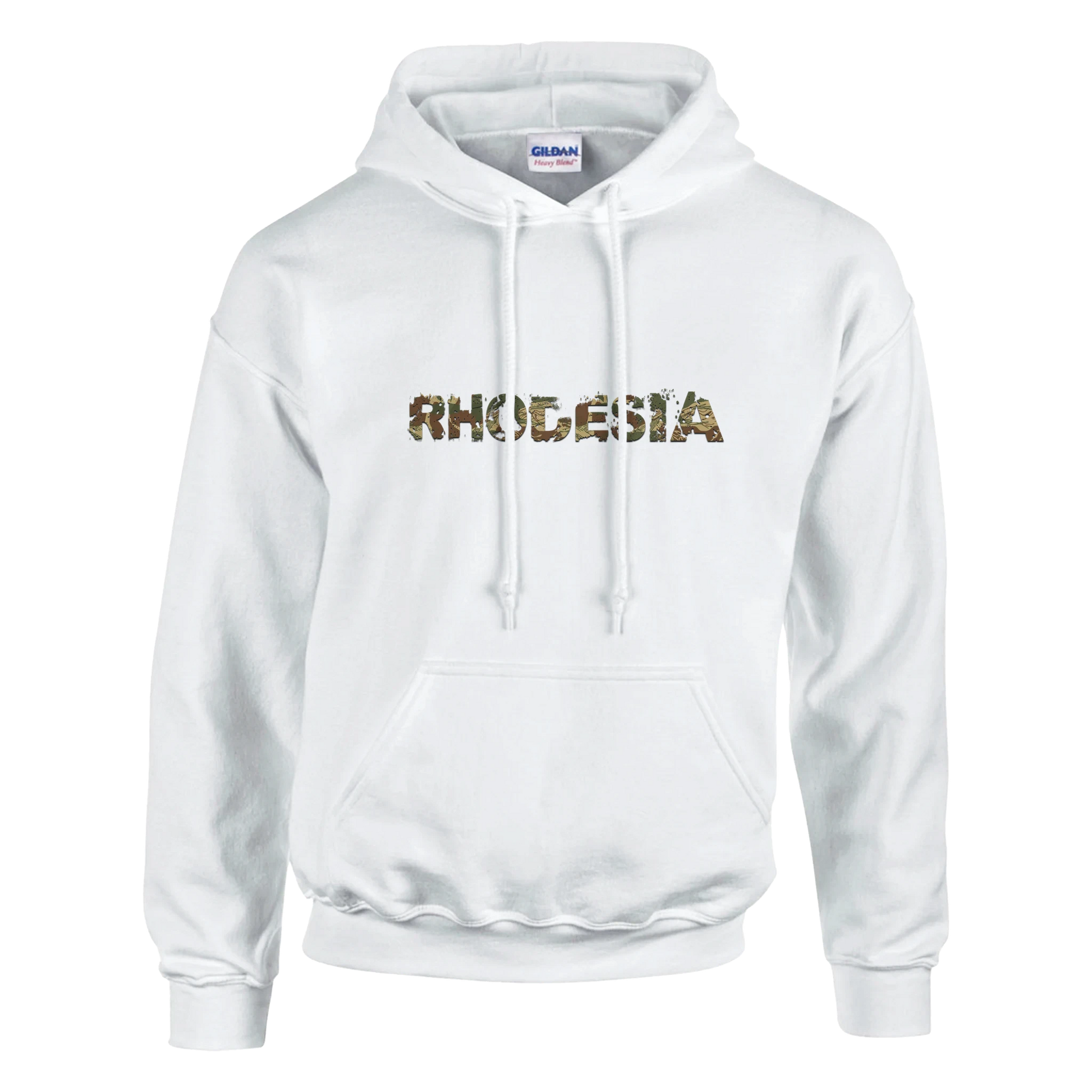 Rhodesia Camo Hoodie Military White