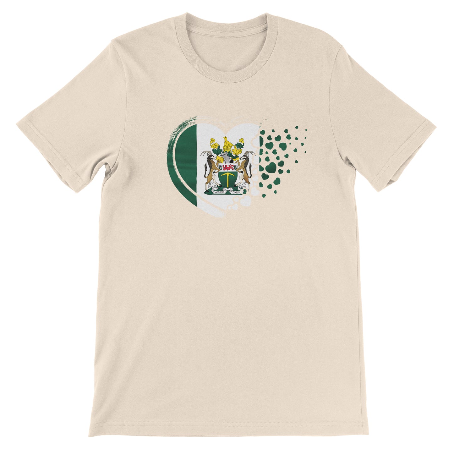 Rhodesian Flag Hearts Unisex T-shirt