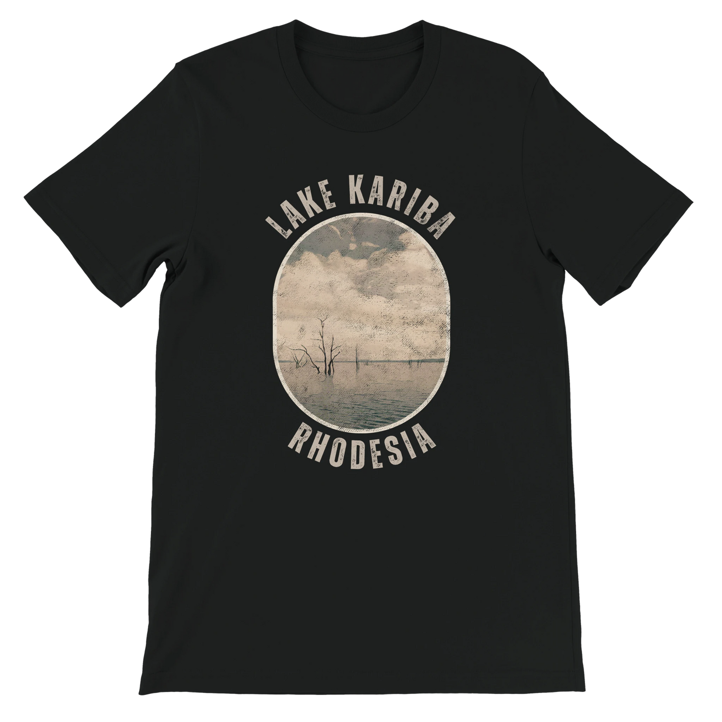 Rhodesia Lake Kariba Tshirt Black