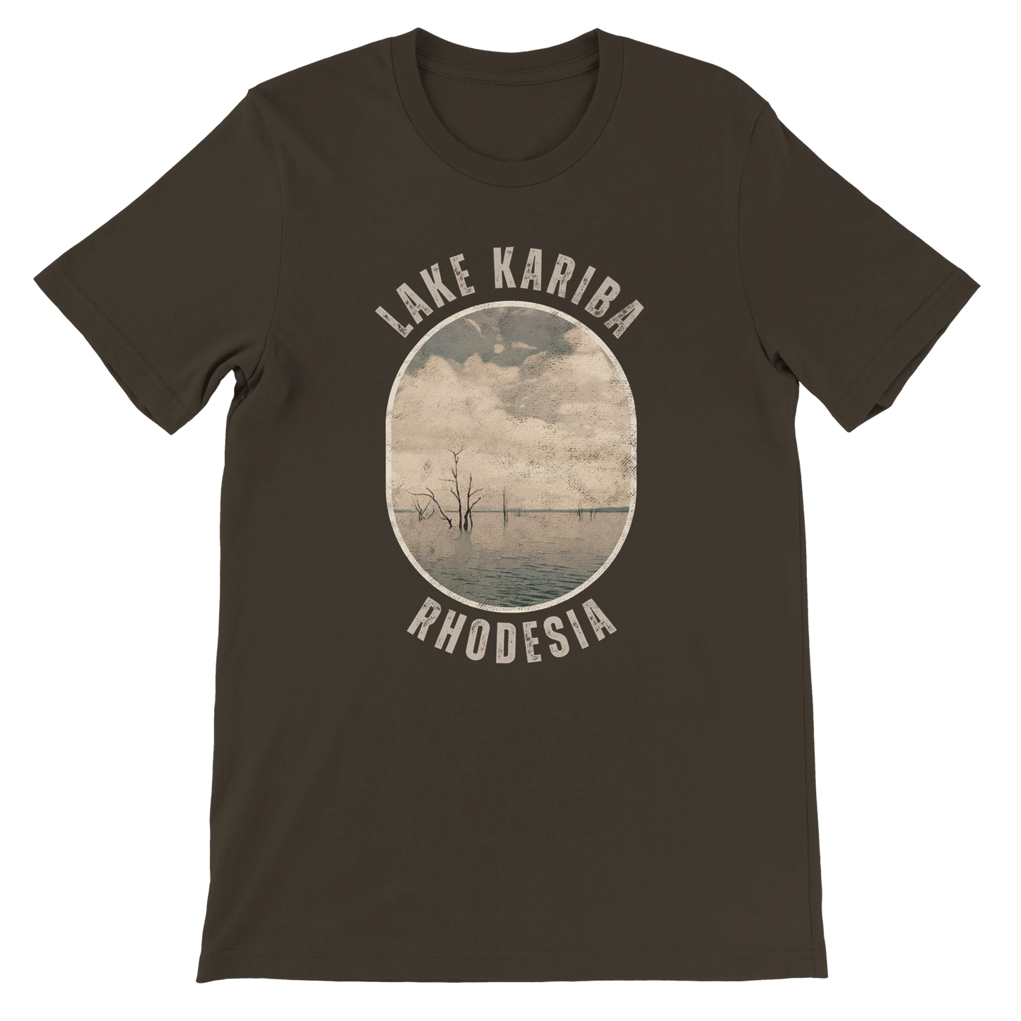 Rhodesia Lake Kariba Tshirt Brown