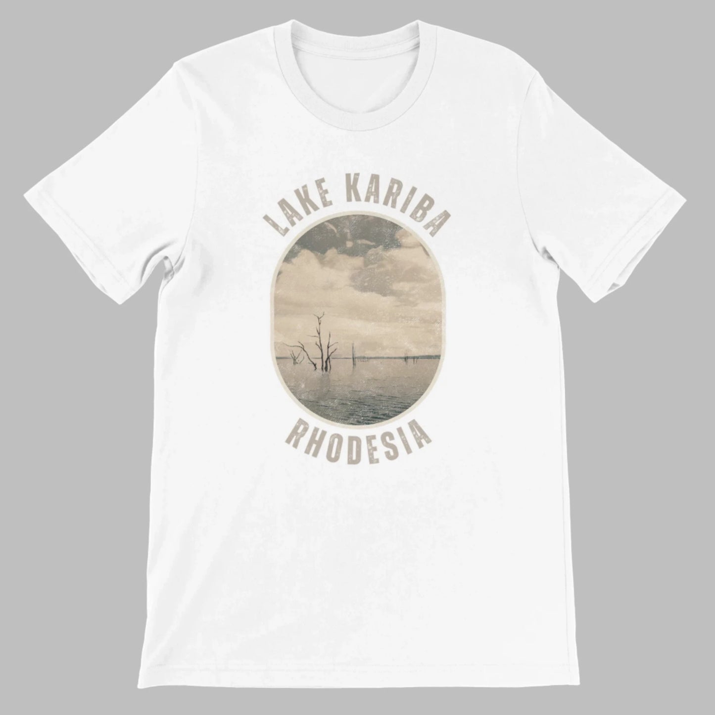 Rhodesia Lake Kariba Tshirt White