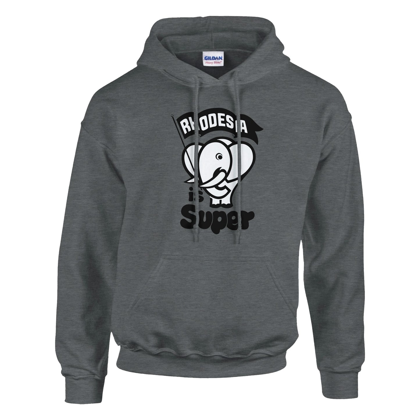 Rhodesia is Super Hoodie Graphite Heather