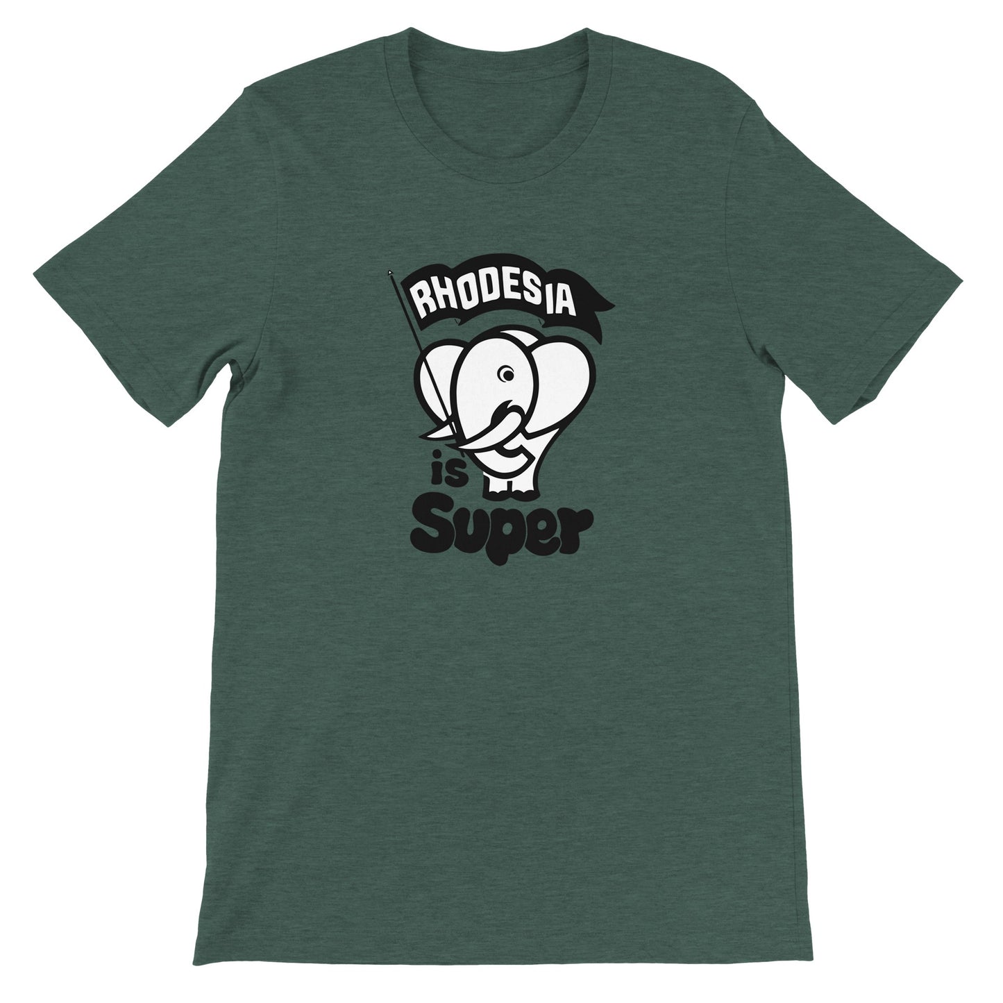 Rhodesia_is_Super_Tshirt Heather Forest