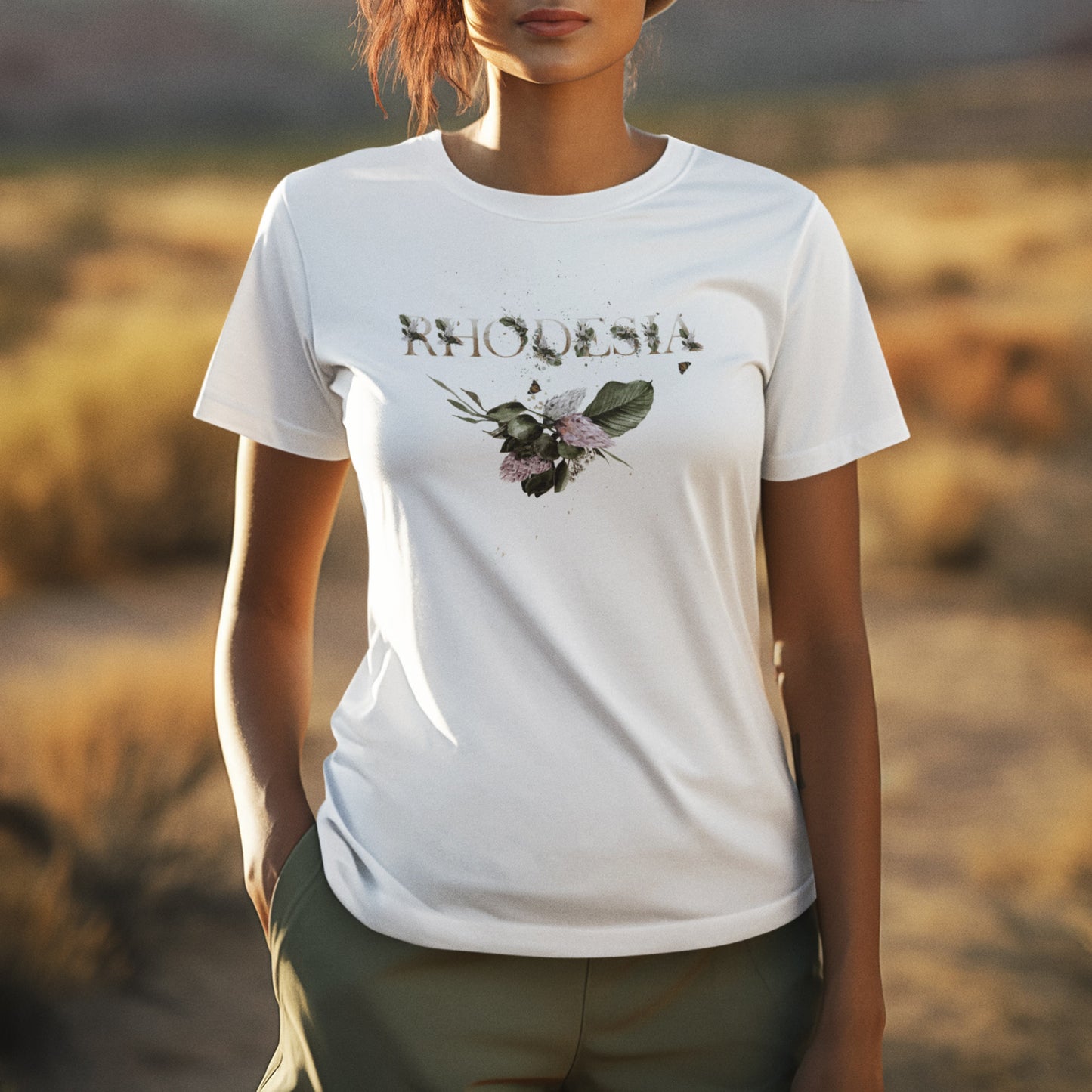 Rhodesian Florals Unisex T-shirt