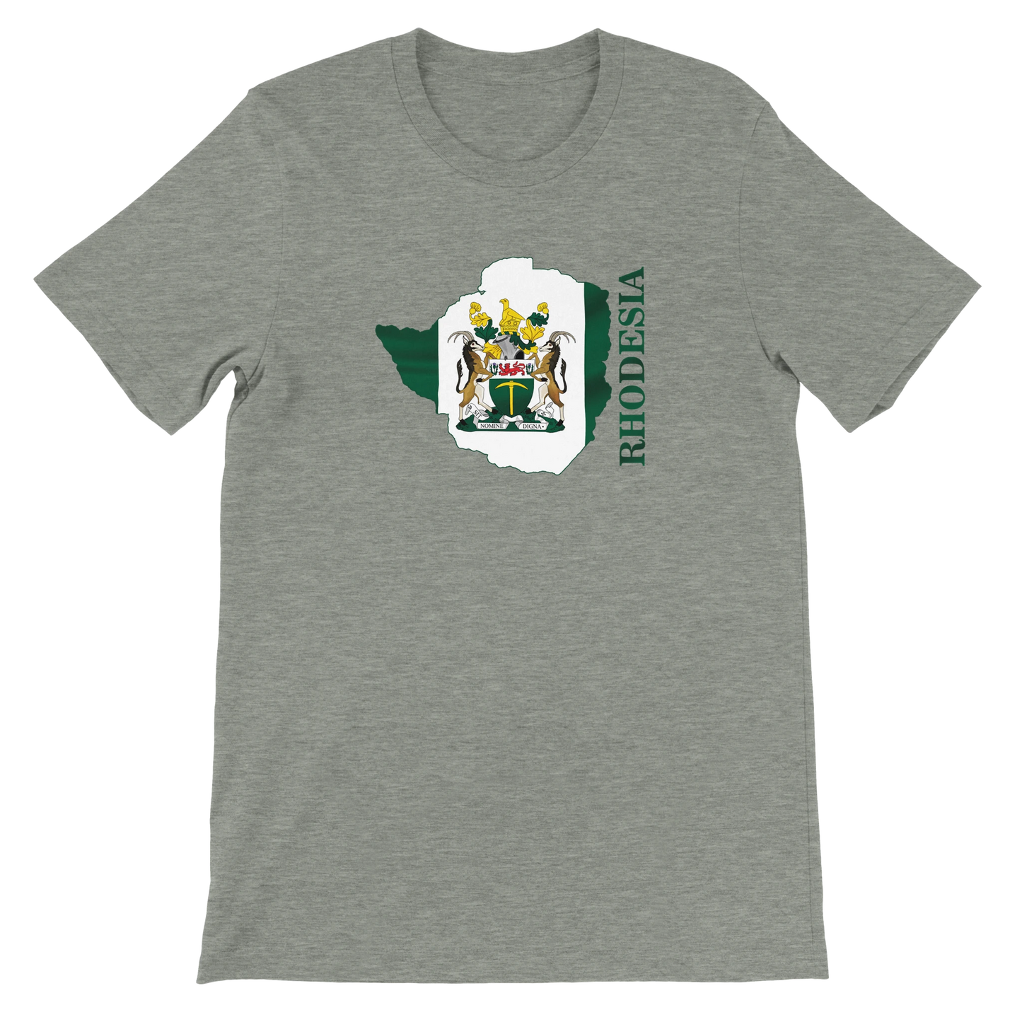 Rhodesian Country Flag T-shirt Athletic Heather